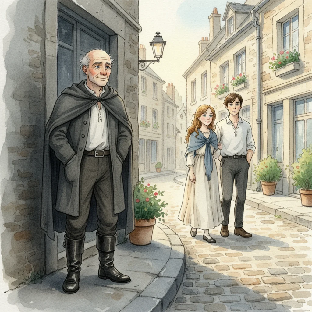 Illustration for: Madeleine's Watchful Gaze