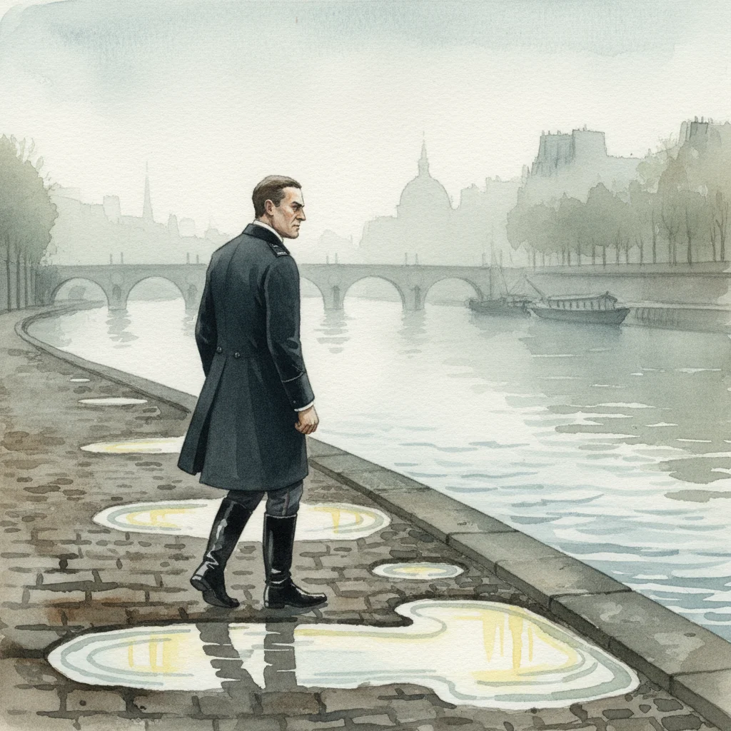 Illustration for: Javert's Inner Turmoil