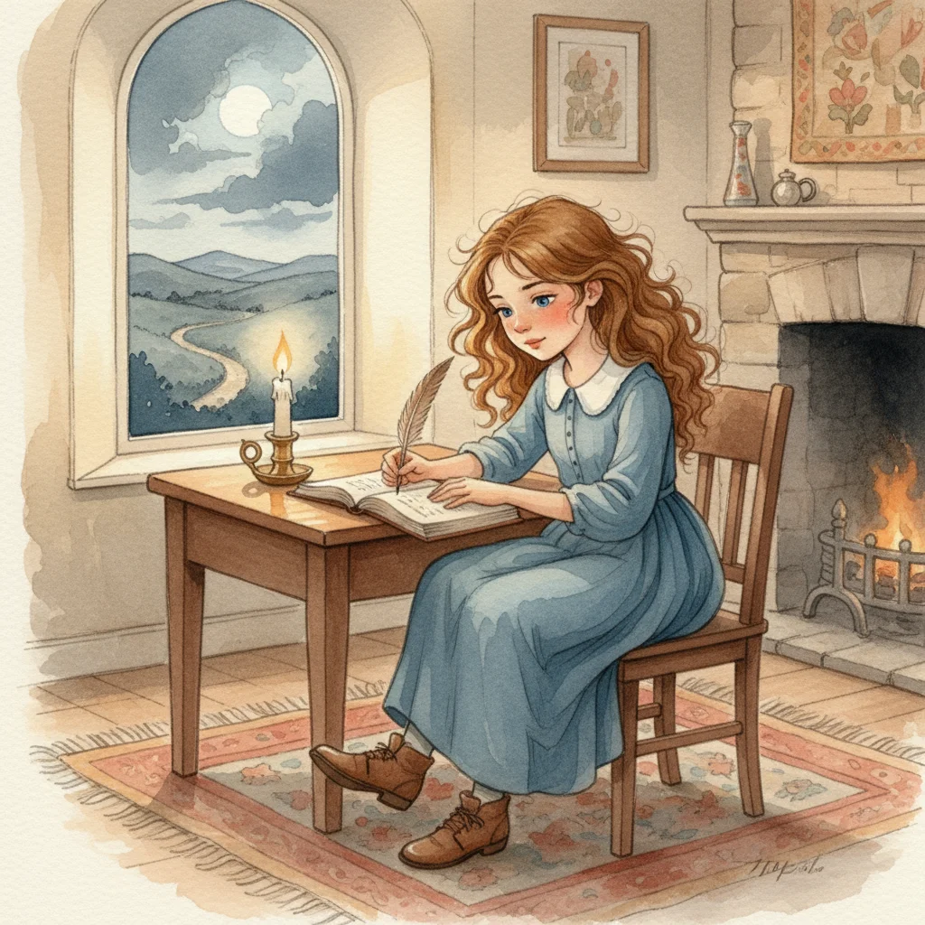 Illustration for: Catherine’s Secret Journal