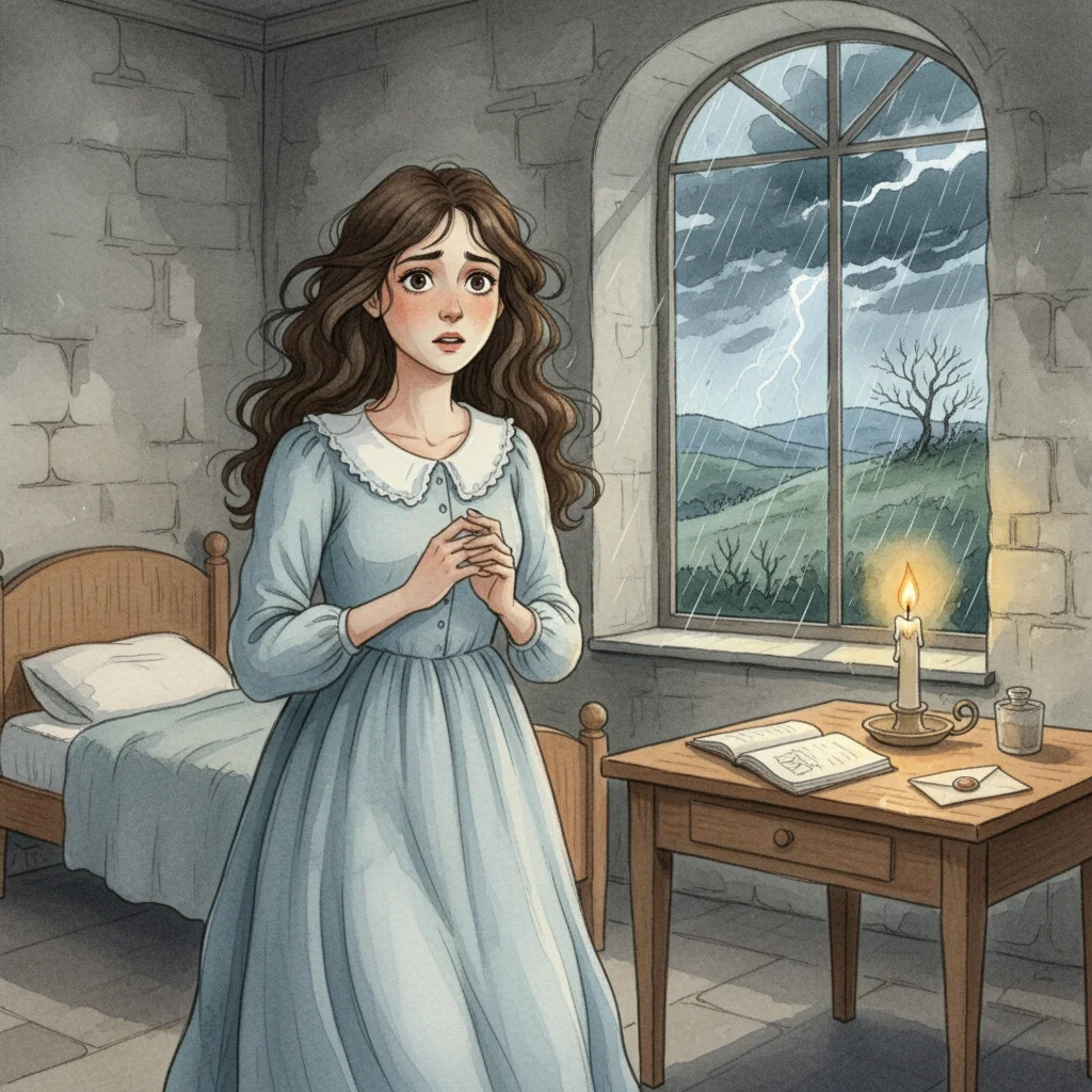 Illustration for: Catherine's Heart Divided