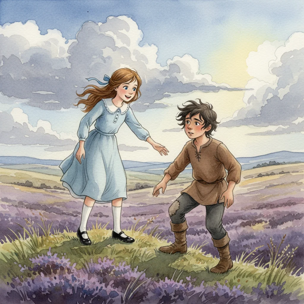Illustration for: A Moorland Meeting