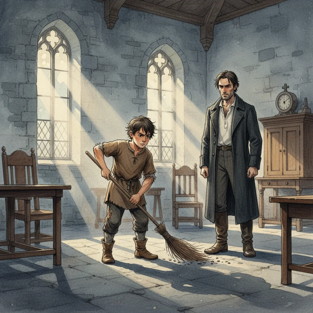 Illustration for: Hareton's Hard Lessons