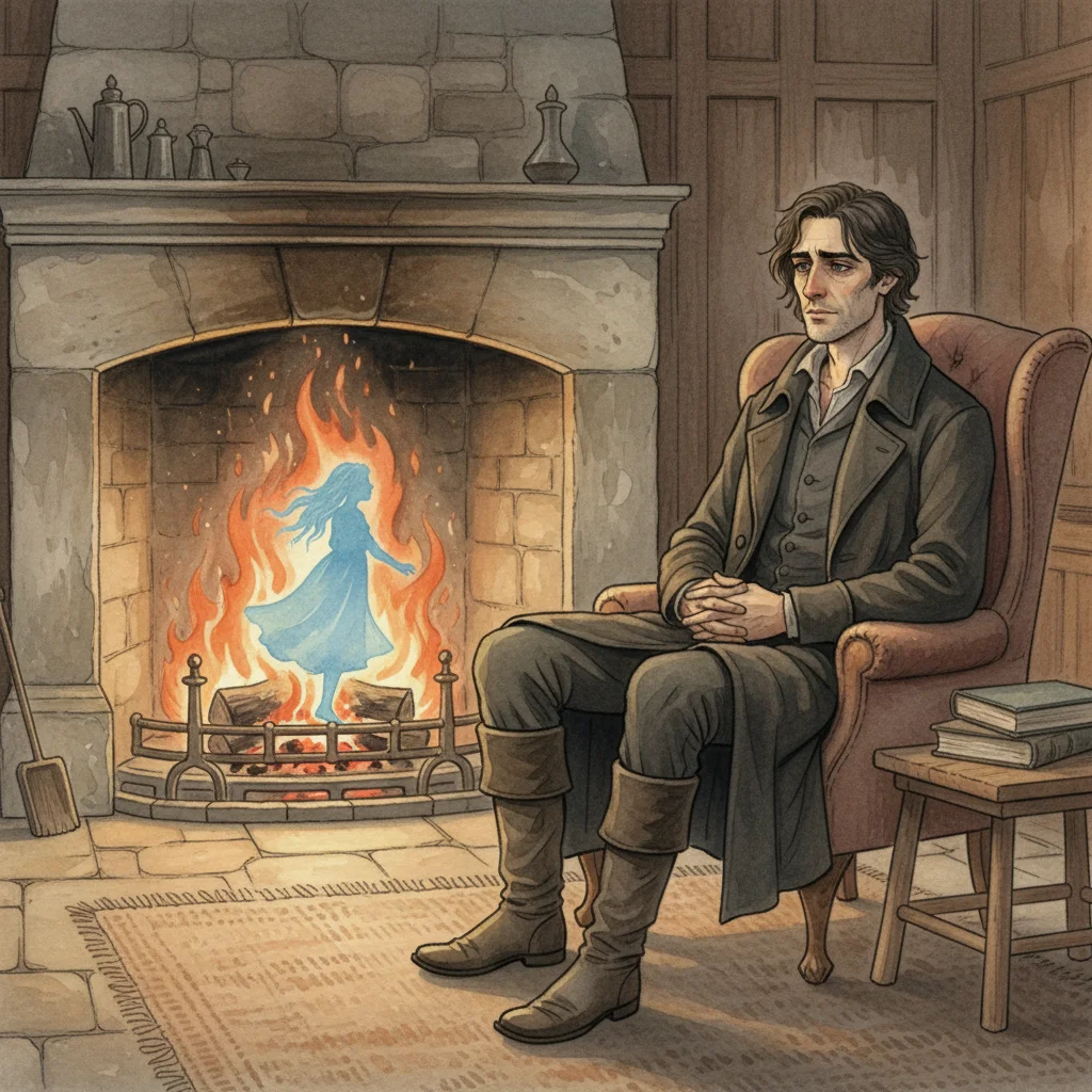 Illustration for: Catherine in the Flames