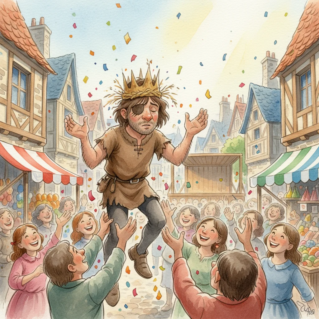 Illustration for: King of Laughter