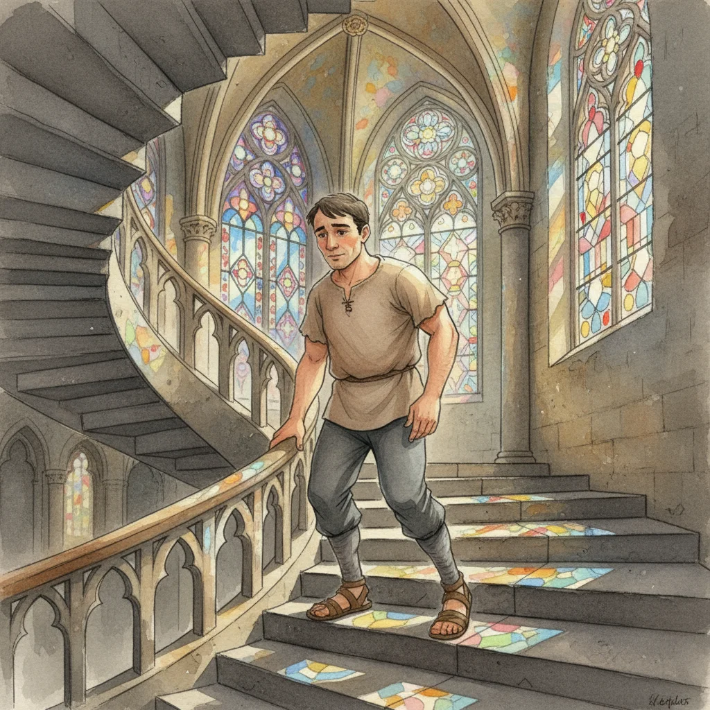 Illustration for: Quasimodo’s First Step