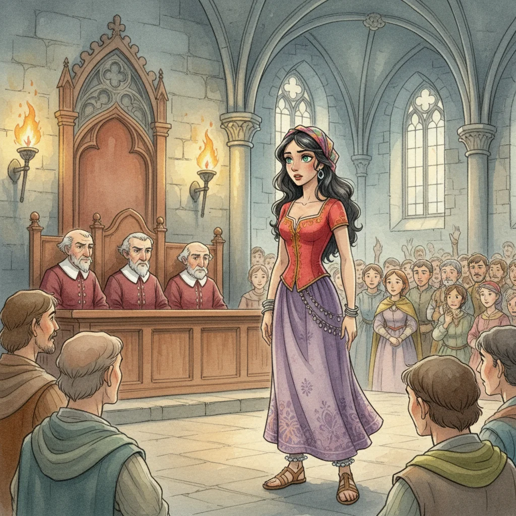 Illustration for: Esmeralda's Defiance