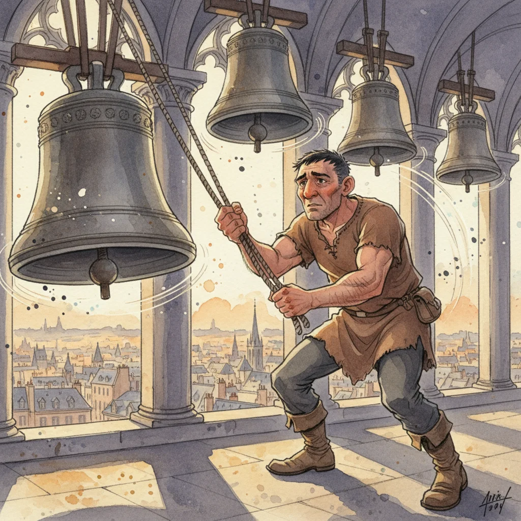 Illustration for: Quasimodo Rings the Bells