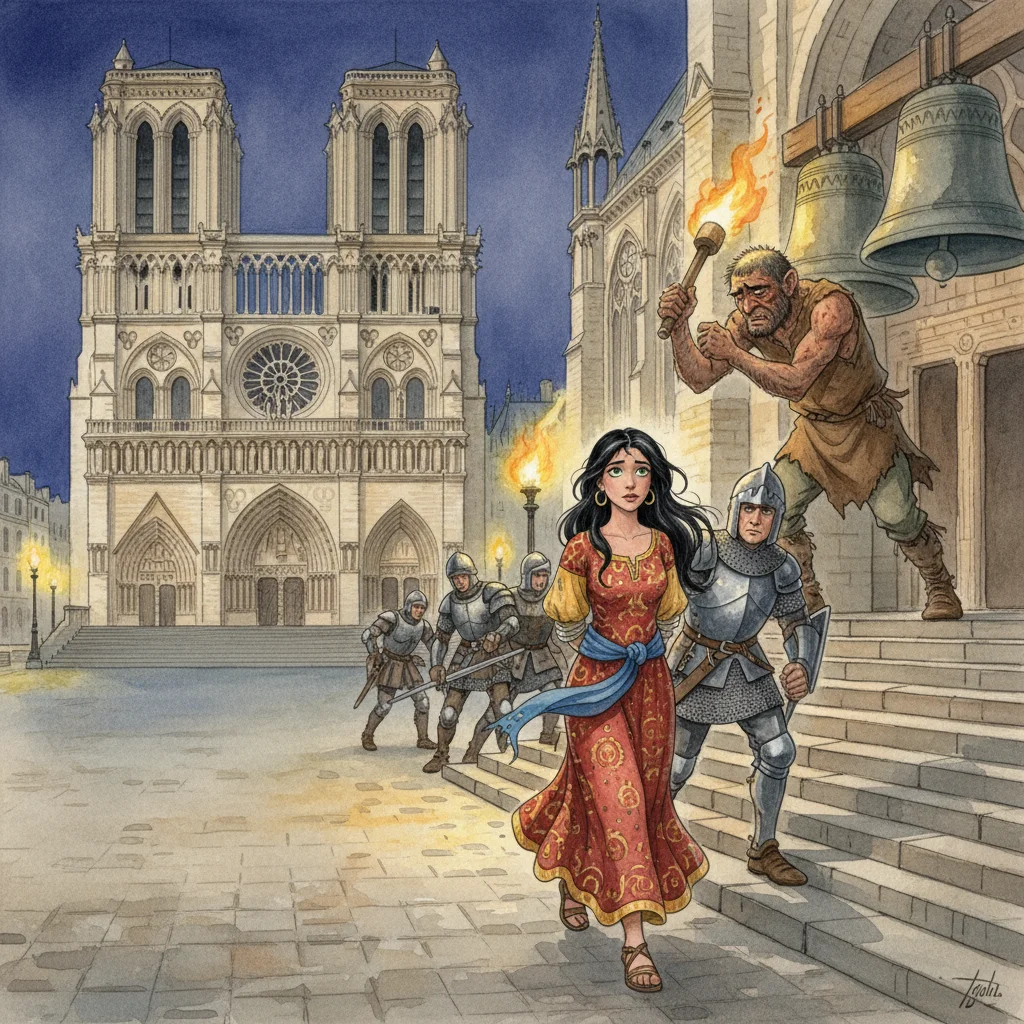 Illustration for: Esmeralda Captured