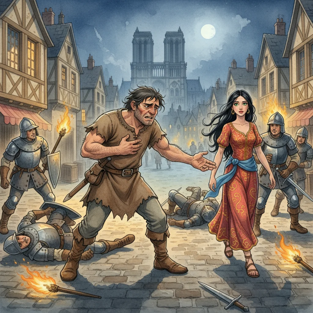 Illustration for: Quasimodo’s Attempted Rescue