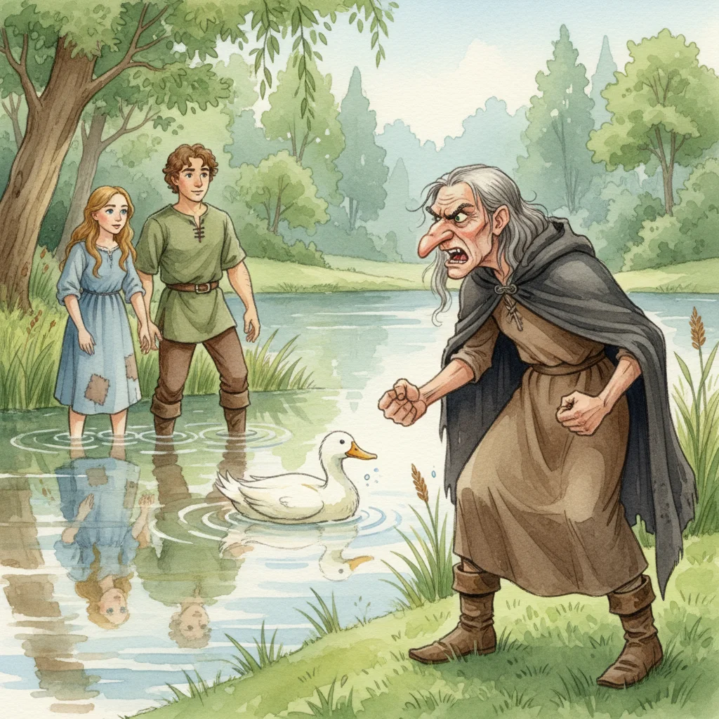 Illustration for: The Witch at the Lake