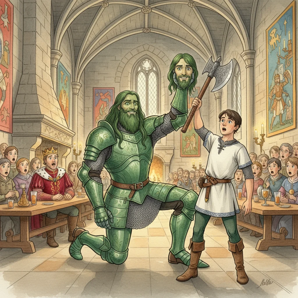 Illustration for: The Knight's Strange Reply