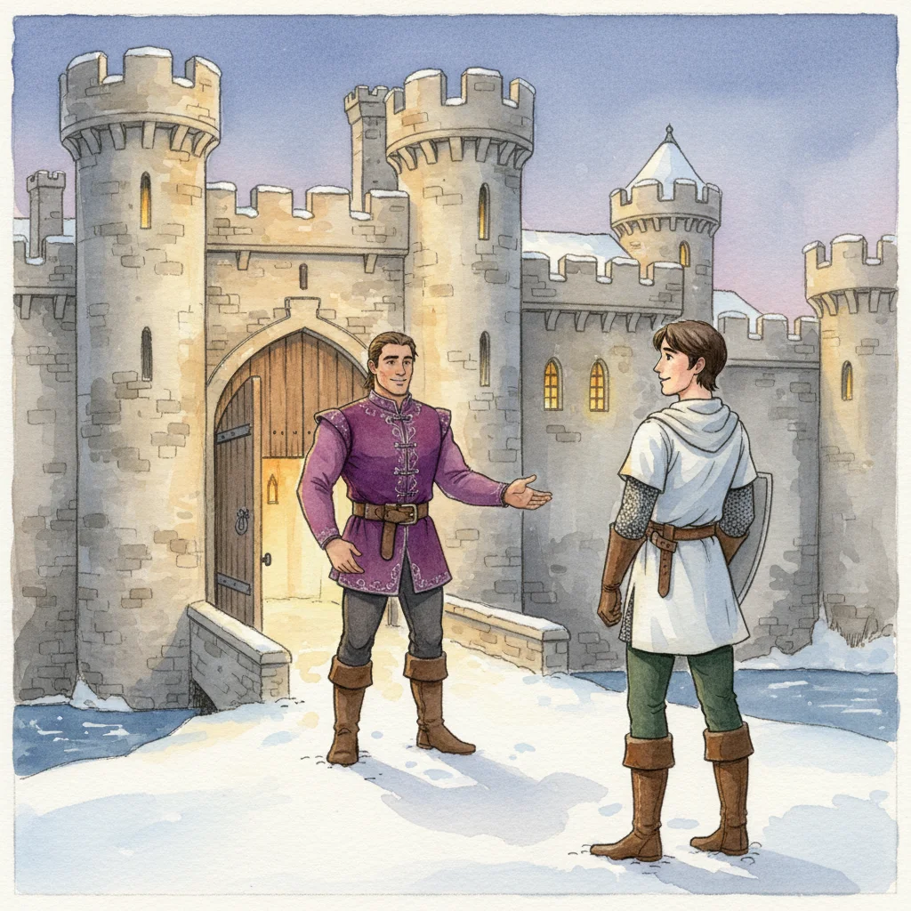 Illustration for: A Welcoming Castle