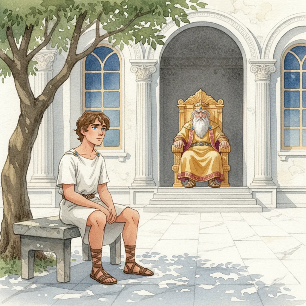 Illustration for: A Throne Taken