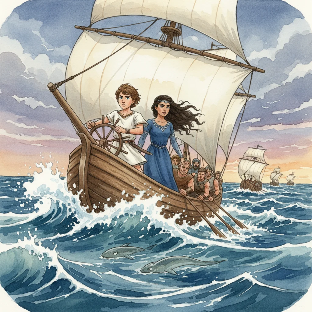 Illustration for: Escape and Pursuit