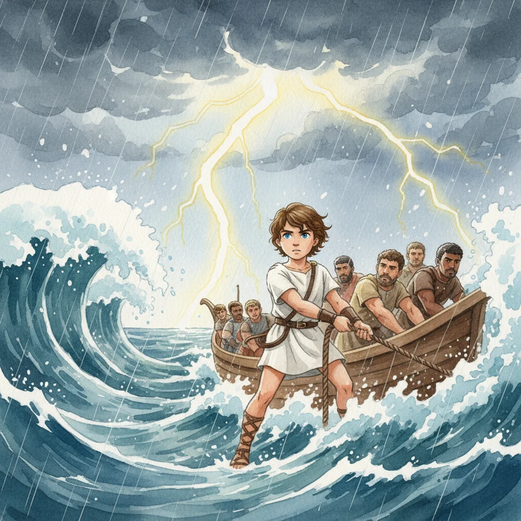 Illustration for: The Clashing Waves