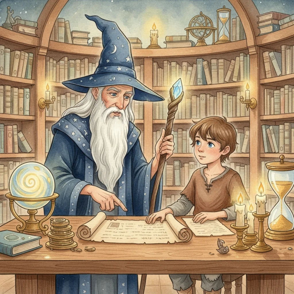 Illustration for: Wisdom of Merlin