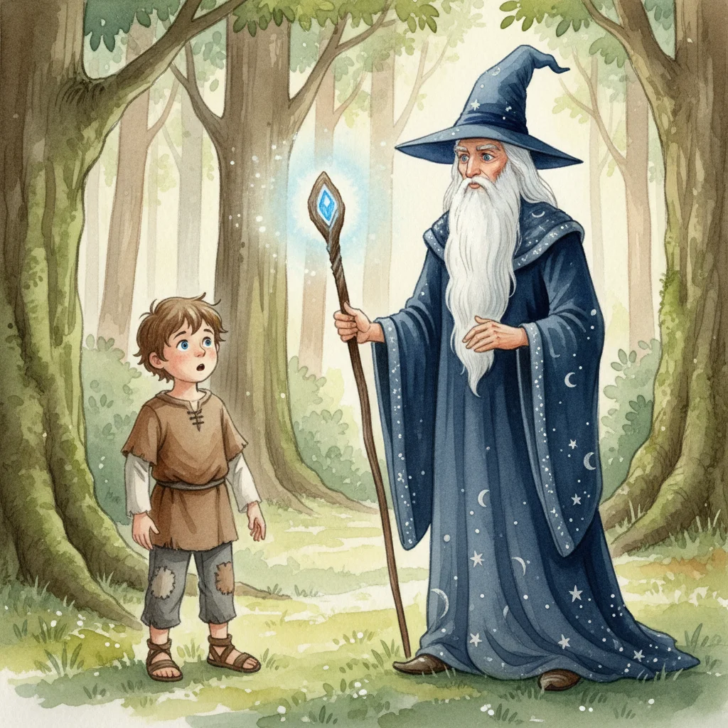 Illustration for: Merlin's Arrival