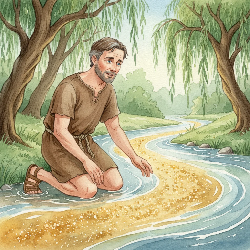 Illustration for: Gold Turned to Sand