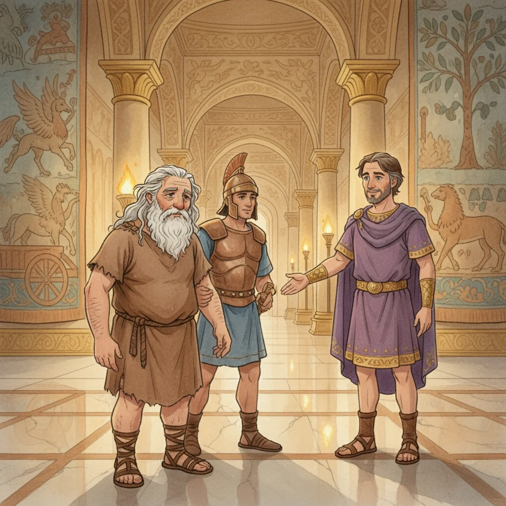 Illustration for: A Weary Visitor