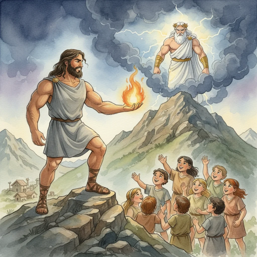 Illustration for: The Gift of Fire