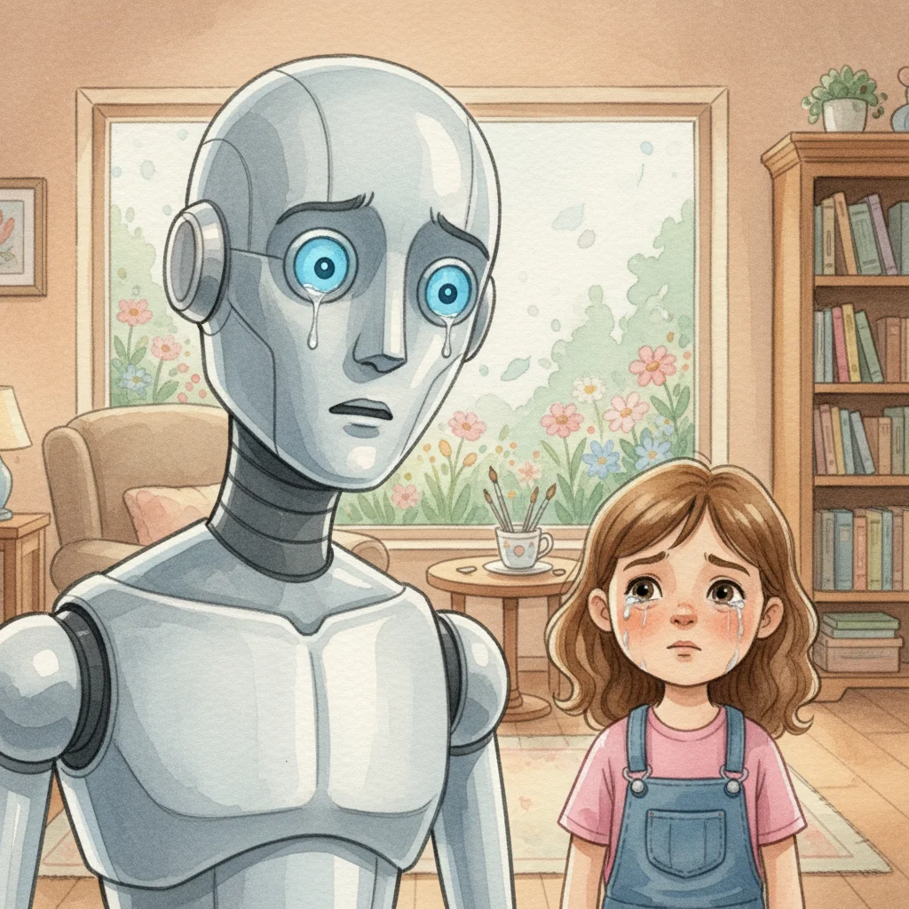 Illustration for: A Single Silver Tear