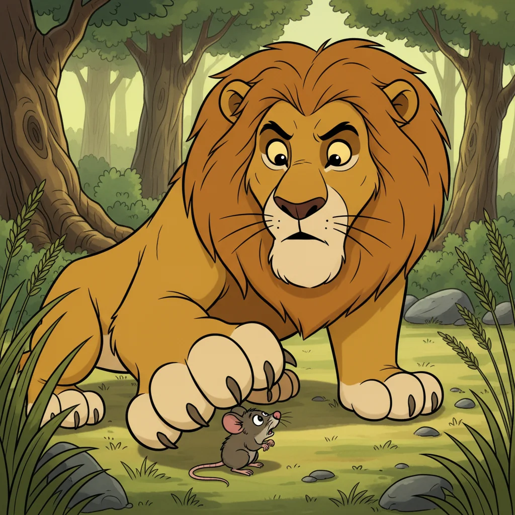 Illustration for: Caught by a Great Paw