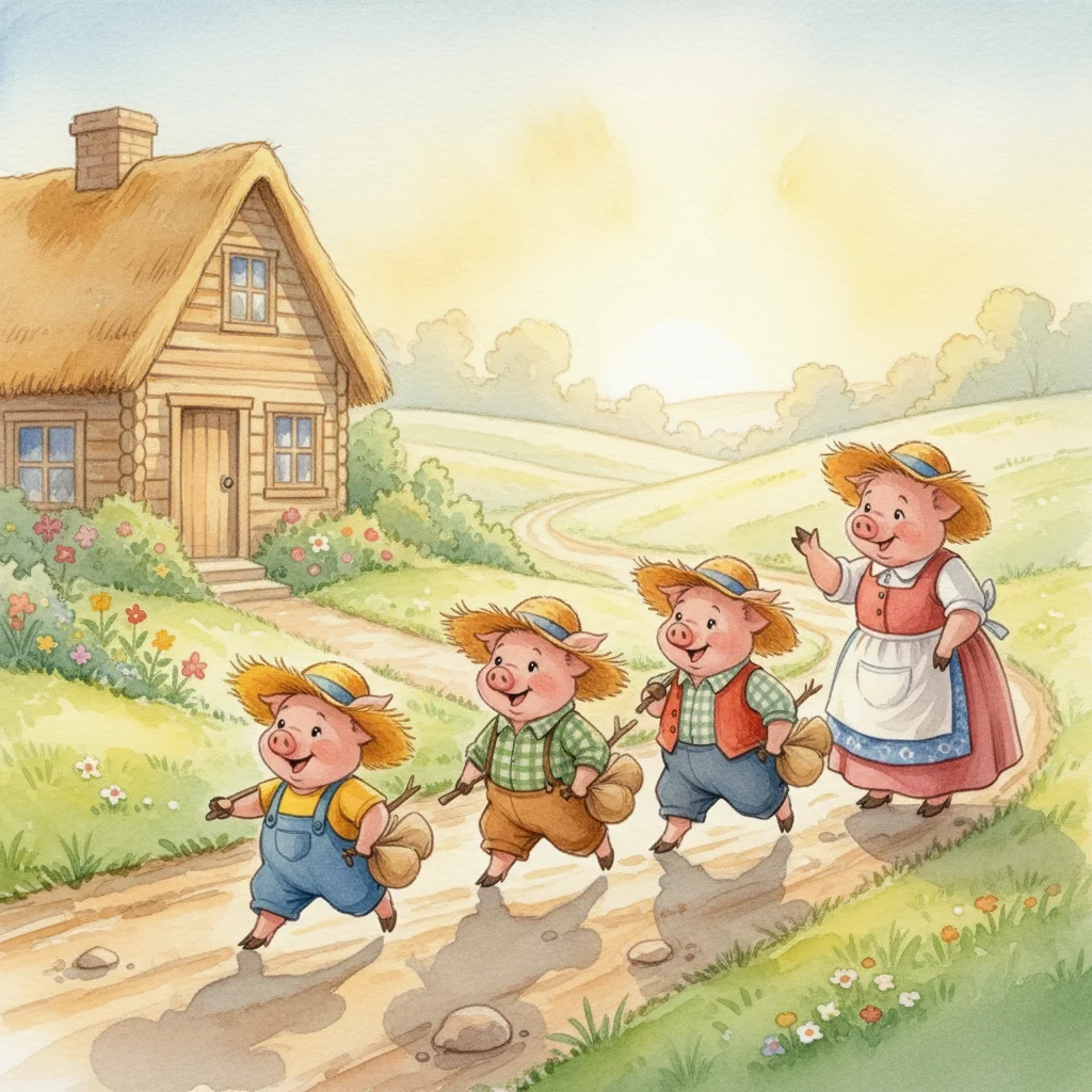 Illustration for: A Farewell Beneath the Morning Sky