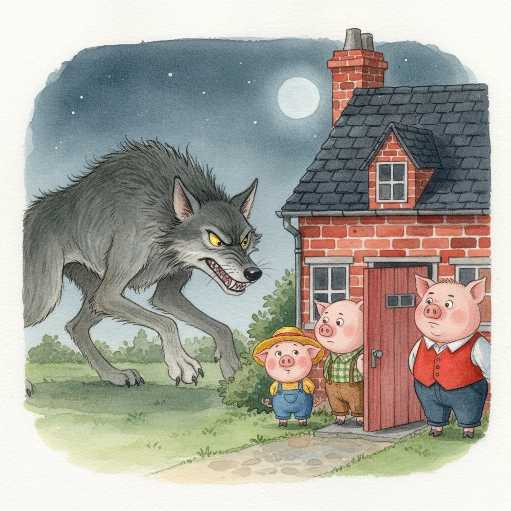 Illustration for: The Brick House Door