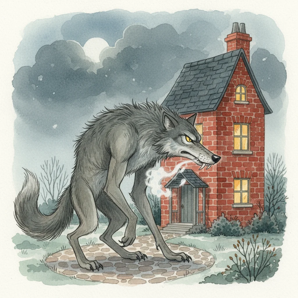 Illustration for: The Wolf's Frustration