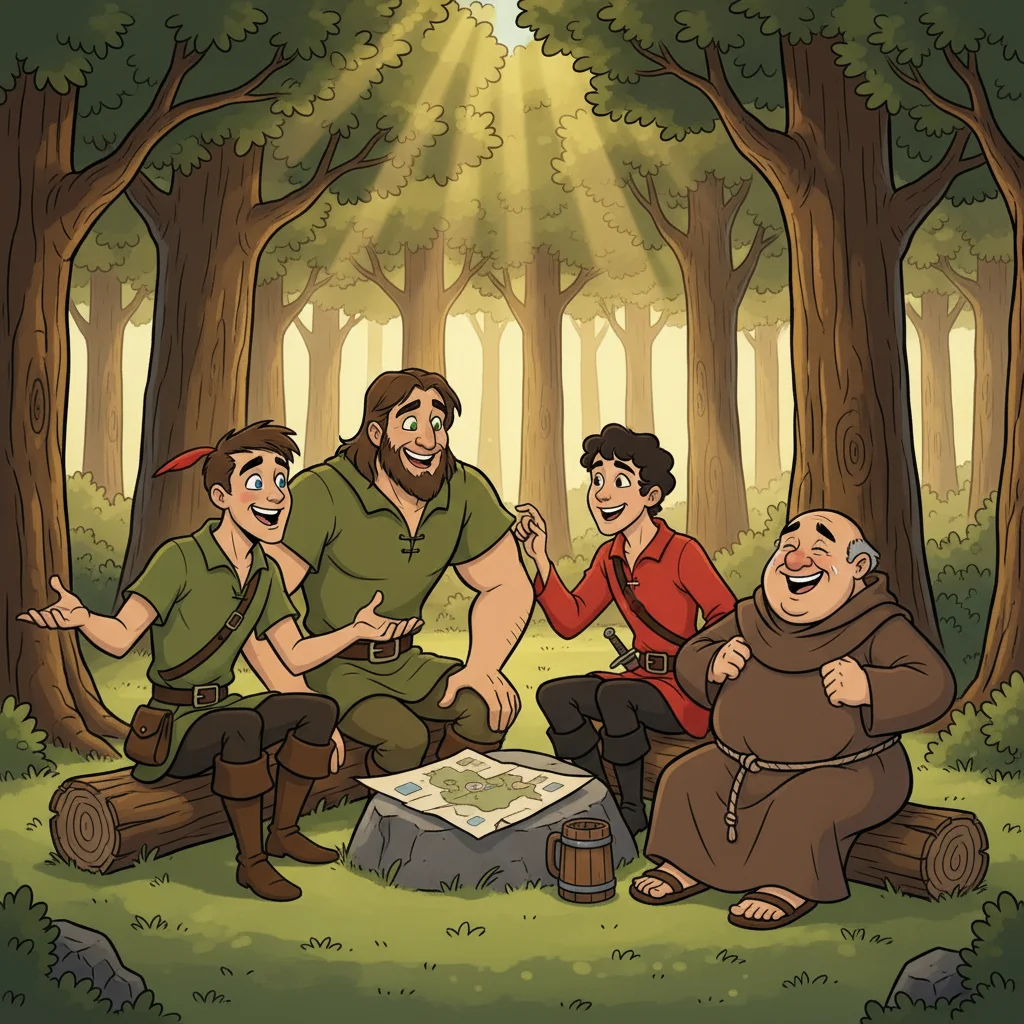 Illustration for: The Merry Men Gather