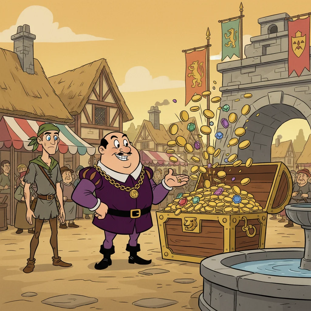 Illustration for: The Sheriff's Treasure