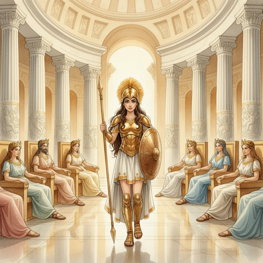 Illustration for: Harmony on Olympus