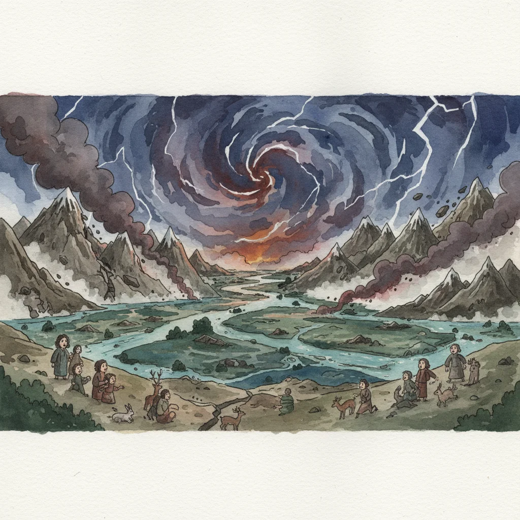 Illustration for: Chaos on Earth