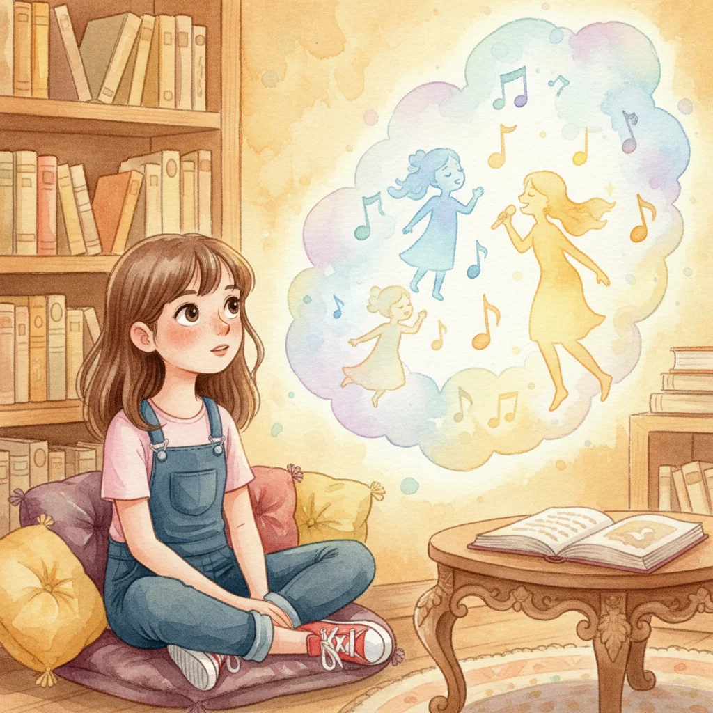 Illustration for: Lily Finds Her Voice