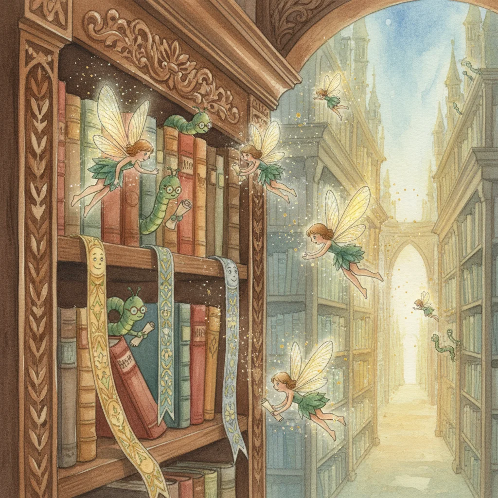 Illustration for: Magical Library Residents