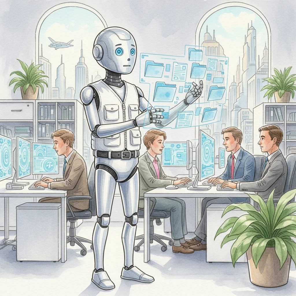 Illustration for: Working in the Office