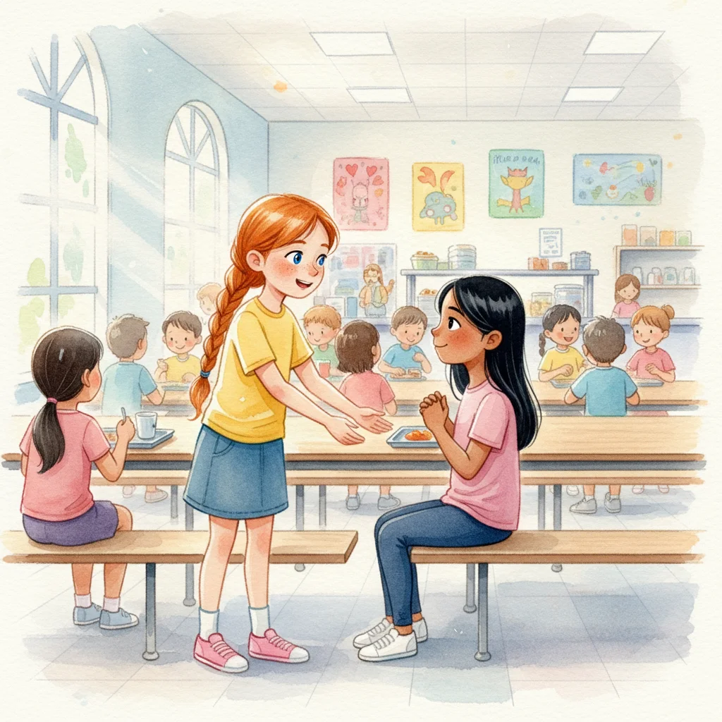 Illustration for: Emma Welcomes Maria
