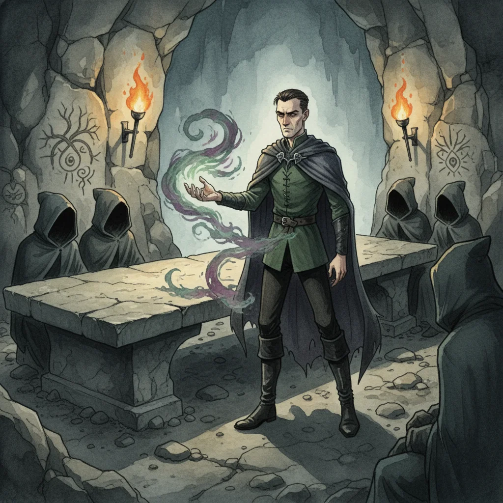 Illustration for: The Shadow Circle's Threat