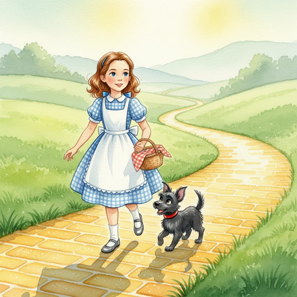 Illustration for: A Golden Morning