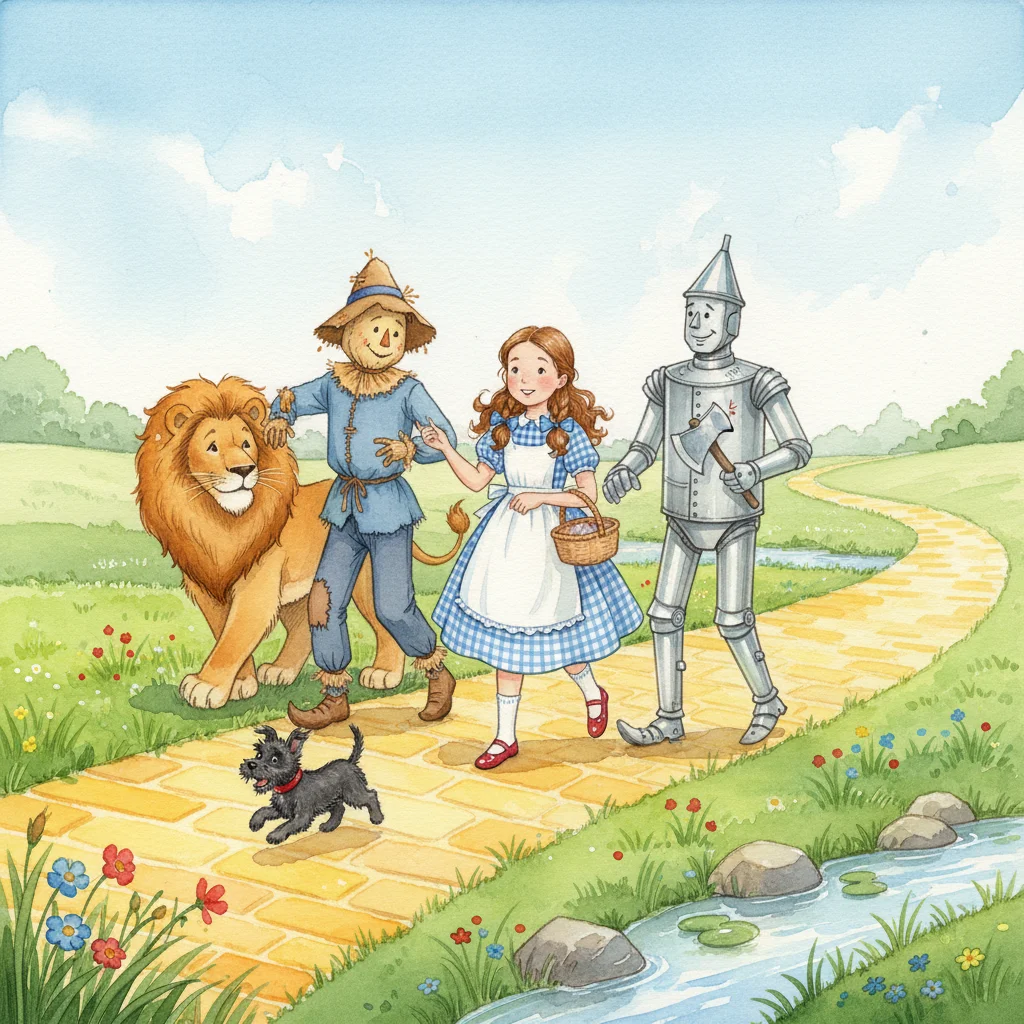 Illustration for: The Four Companions