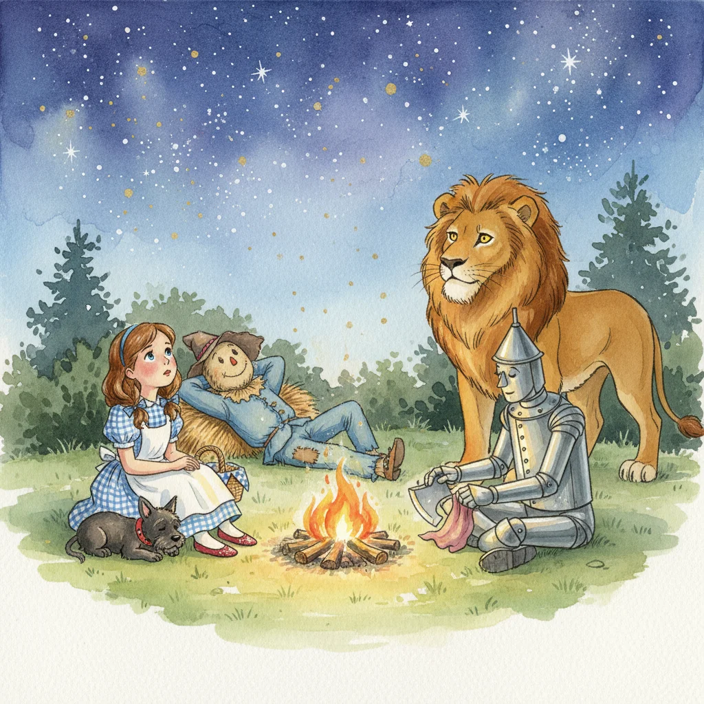 Illustration for: Dreams Beneath the Stars