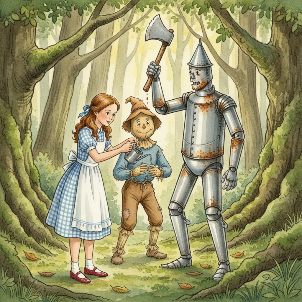 Illustration for: The Rusted Tin Man