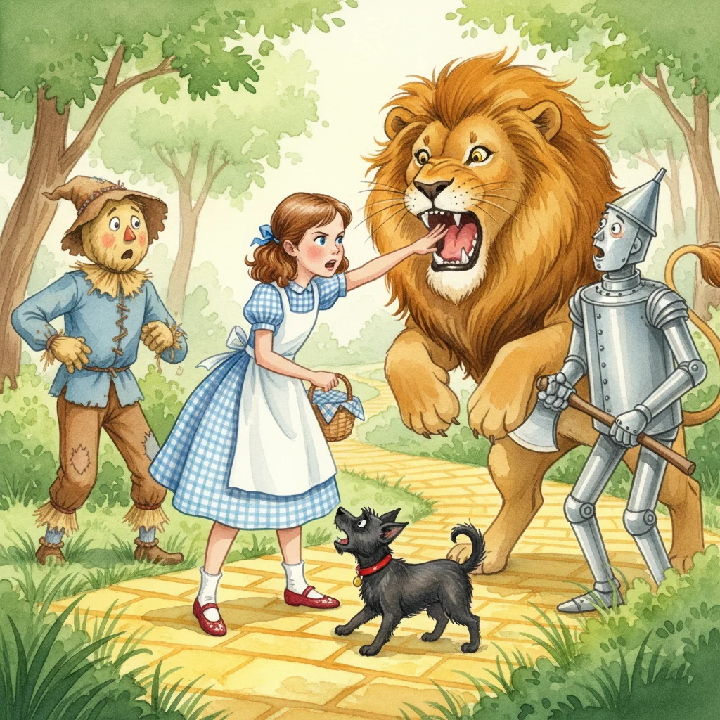 Illustration for: A Roaring Encounter