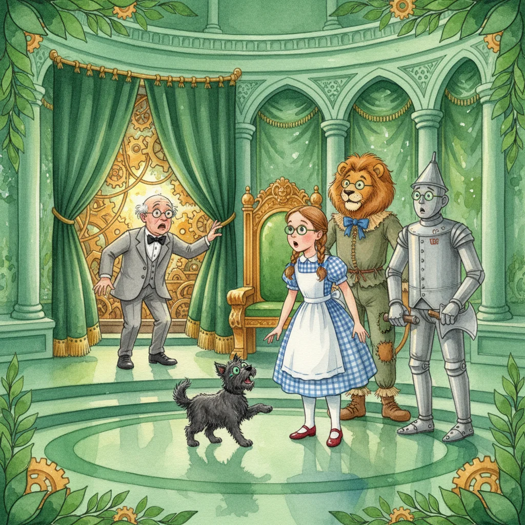 Illustration for: The Secret Behind the Curtain