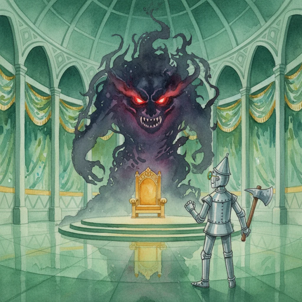 Illustration for: The Tin Woodman’s Heart