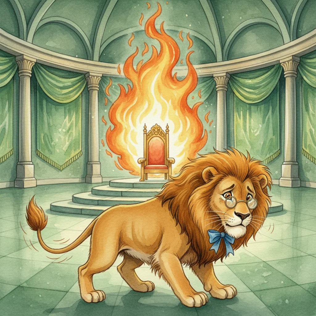 Illustration for: The Lion’s Trial