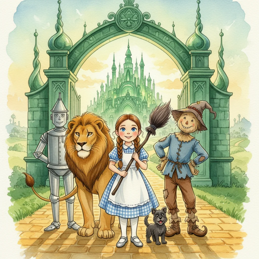 Illustration for: Return to Emerald City