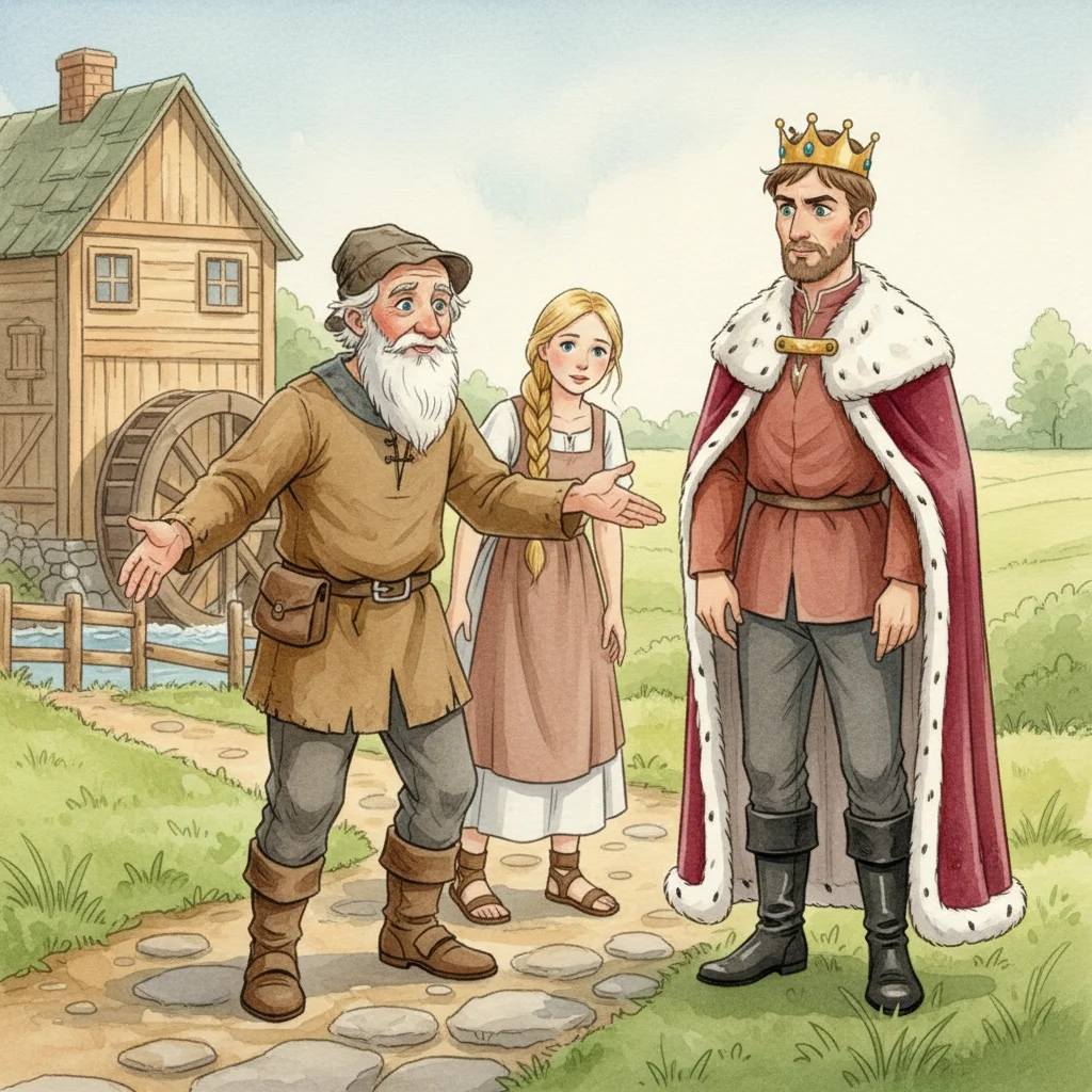 Illustration for: The Miller's Big Boast