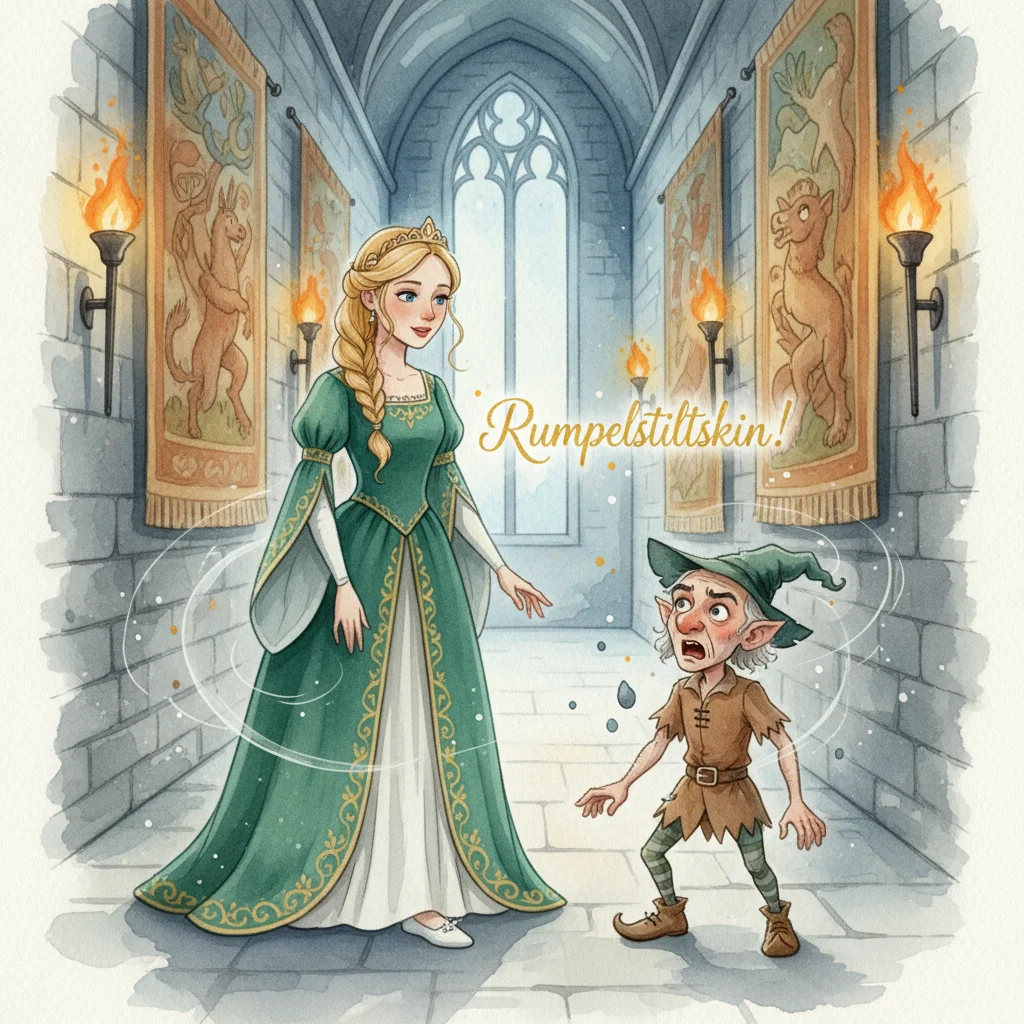 Illustration for: The Queen Speaks the Name