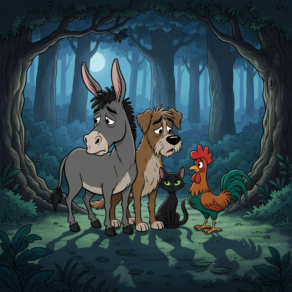 Illustration for: Old Friends Abandoned